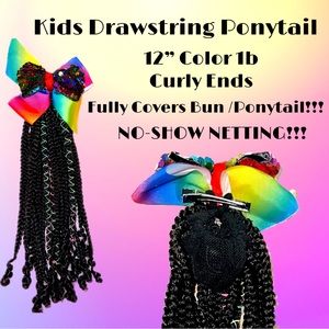 BRAIDED DRAWSTRING PONYTAIL FOR KIDS